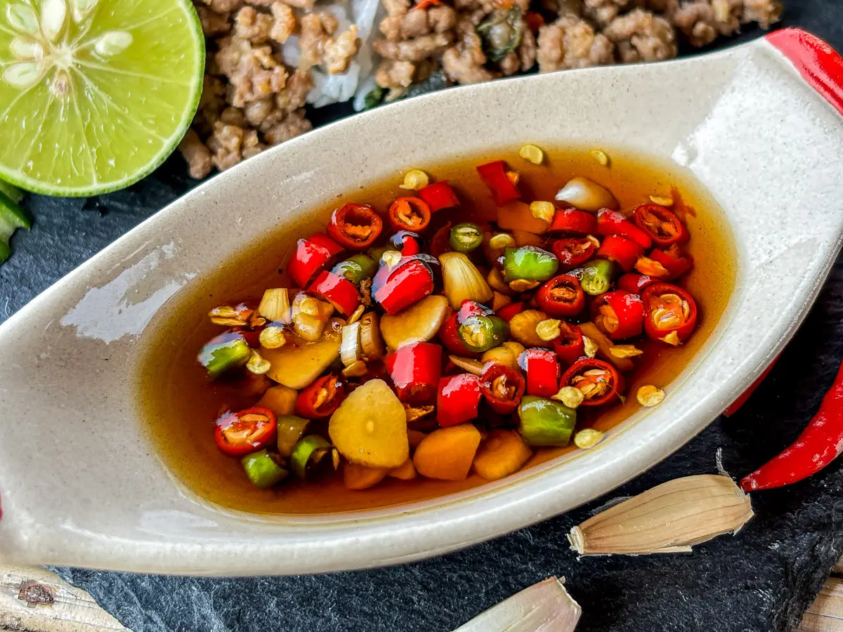 Prik Nam Pla (Thai Chili Fish Sauce)