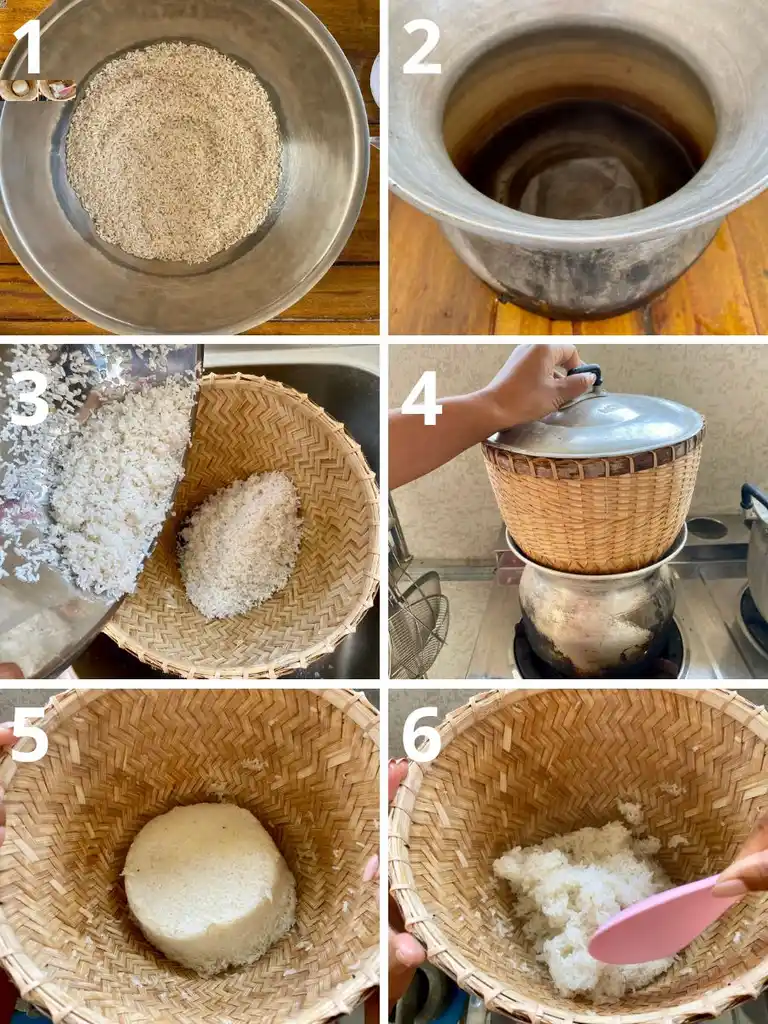 How to Make Sticky Rice (Khao Niew) - a dash of dolly