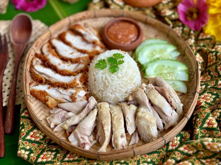 Khao Man Gai Recipe (Thai Chicken Rice) ข้าวมันไก่