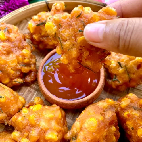 Easy Thai Corn Fritters (Vegan) - YouTube