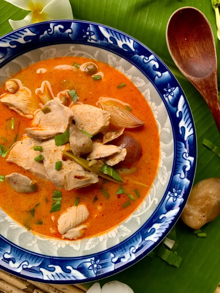Tom Yum Gai Soup (Thai Hot and Sour Chicken Soup Recipe)