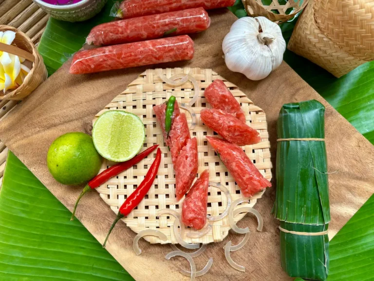 Lao Som Moo Recipe (Fermented Sour Pork Sausage)