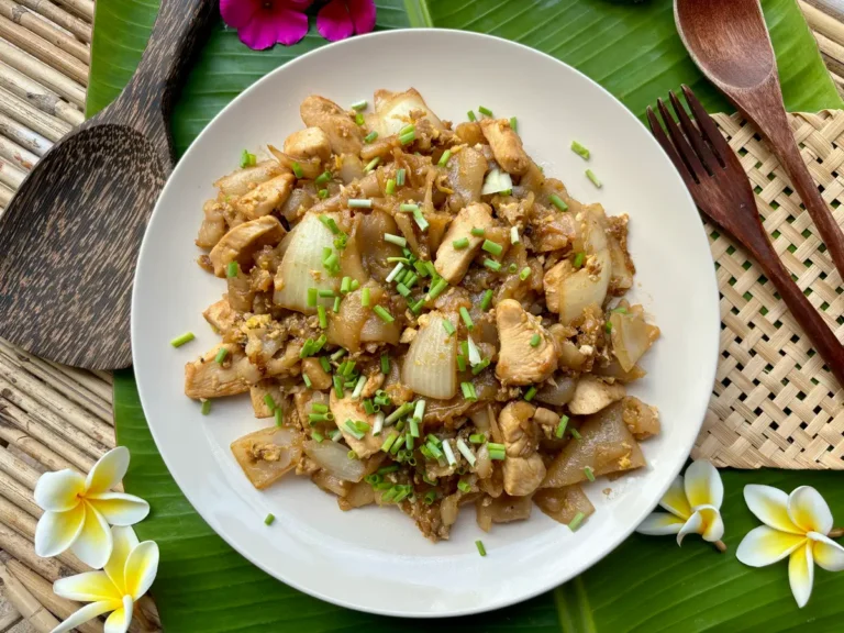 Kuay Teow Kua Gai Recipe (Roasted Chicken Noodles)