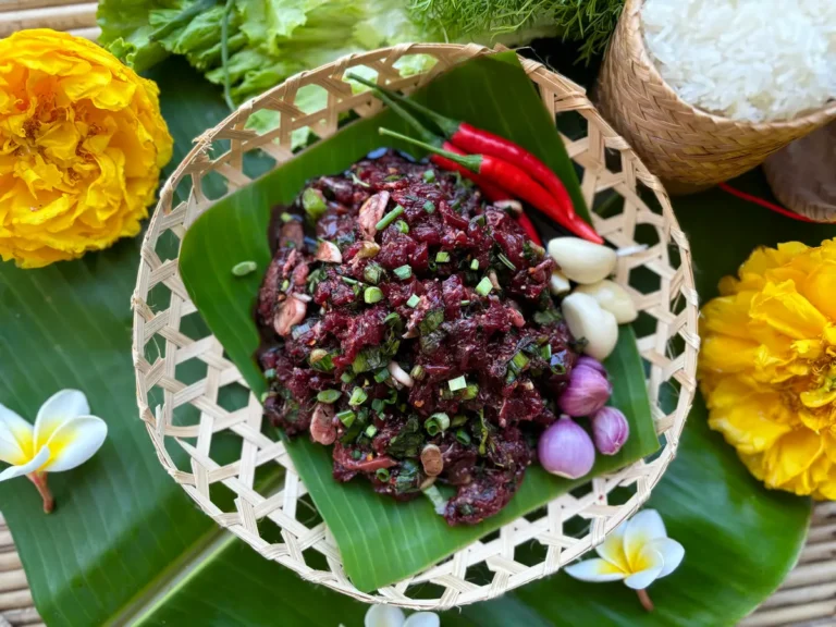 Thai Raw Beef Salad Recipe (Raw Larb)
