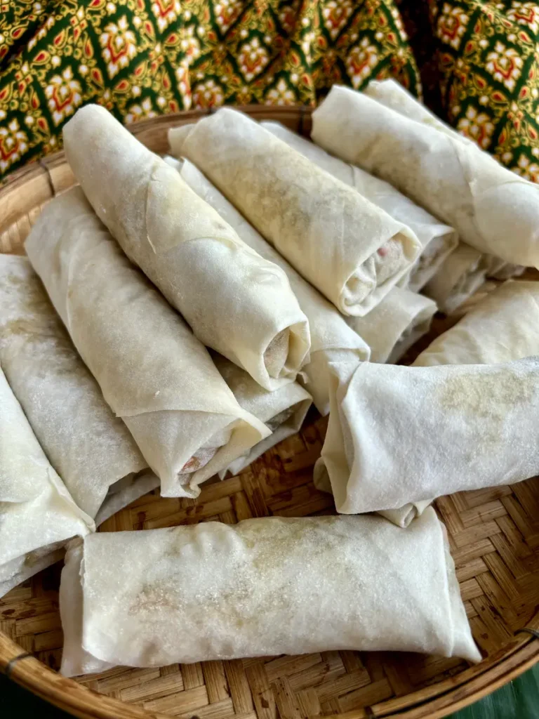 Easy Thai Egg Rolls Recipe (Crispy Spring Rolls)