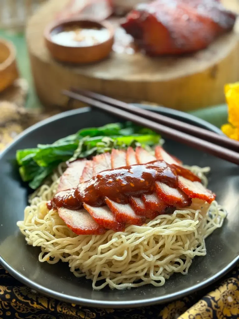 Ba Mee Moo Dang Recipe (BBQ Pork Noodle Soup)