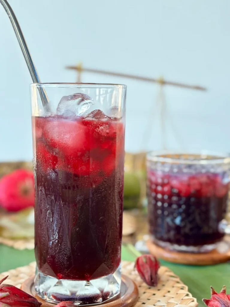 Roselle Juice Recipe (น้ำกระเจี๊ยบ)