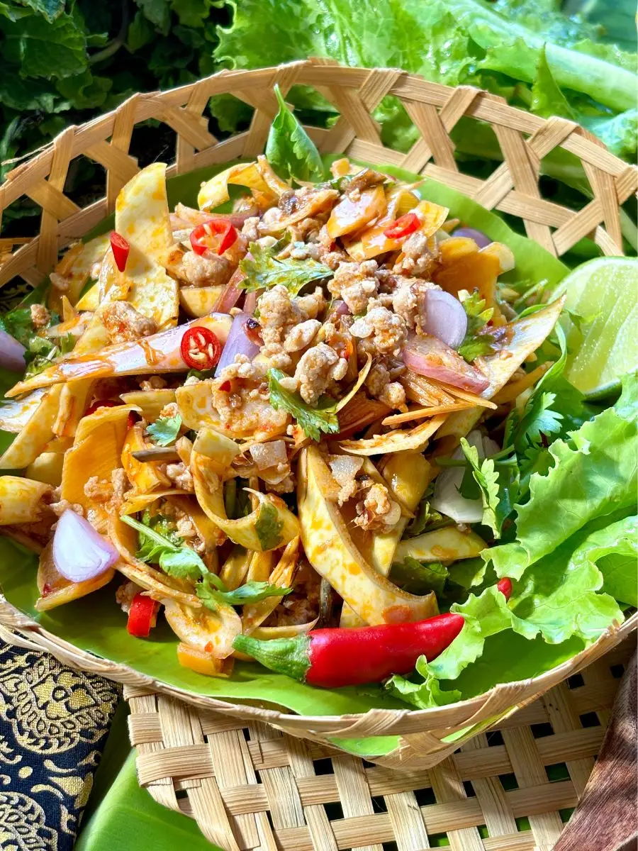 Thai Banana Blossom Salad Recipe