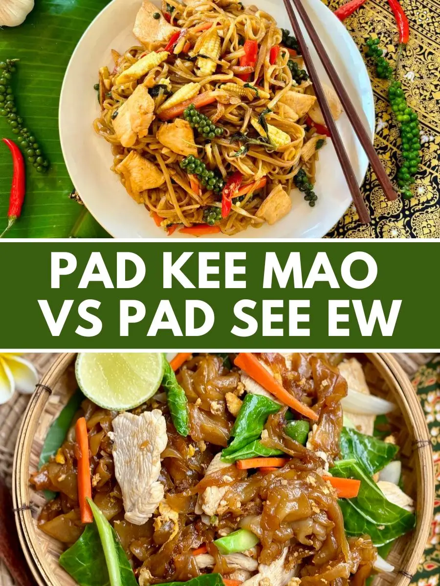 Pad Kee Mao vs Pad See Ew Differences